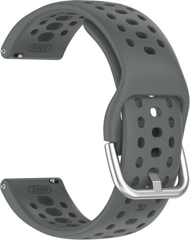 استبدال النطاق لـ Amazfit Active 2 1/GTS 2 2E 3 4 4 Mini/GTR Mini/GTR 42mm ، استبدال سليكون سريع الإصدار 20 مم لـ Amazfit Bip 3/3 Pro/U Pro/S/S Lite/Lite in Kuwait