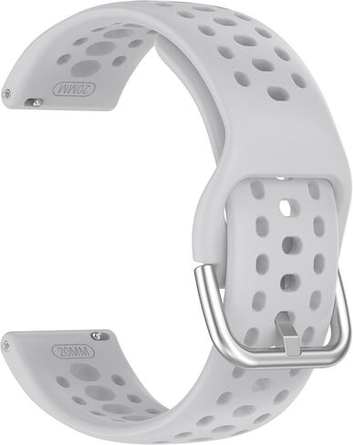 استبدال النطاق لـ Amazfit Active 2 1/GTS 2 2E 3 4 4 Mini/GTR Mini/GTR 42mm ، استبدال سليكون سريع الإصدار 20 مم لـ Amazfit Bip 3/3 Pro/U Pro/S/S Lite/Lite in Kuwait