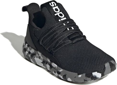 حذاء رياضي adidas Lite Racer Adapt 7.0، أسود/أسود/رمادي، 3 US للجنسين للأطفال الصغار in Saudi Arabia