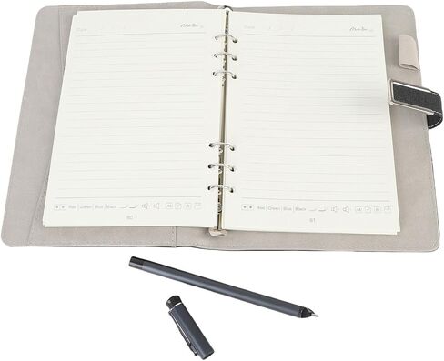 يتضمن Gowenic 3 في 1 مجموعة كتابة القلم الذكية Digital Pen ، SmartPen ودفتر ملاحظات لتدوين الملاحظات ، والتسجيل ، والتخزين ، ومتصل التطبيق ، والتعرف على المعرفة الضوئية ، وتوافق مع Android و iOS in Saudi Arabia
