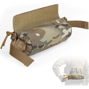 IFAK Micro Trauma Medical Roll-Up Dangler Pouch, First Aid Kit for IFAK Trauma Kit, Plate Carrier Accessory Drop Pouch for Belt, Tactical Vest and Chest Bag