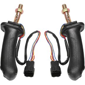 TRIPPER 2Pcs L+R 3 Buttons Excavator Joystick Assy Handle for Doosan DX150 215 225 300 370-9C