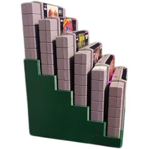 شاشة عرض خرطوشة متدربة من أجل Nintendo SNES/Super Nintendo ، رف حامل العربة ذو الطبقات المكونة