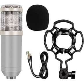 Wireless Microphones Bm-800 8 Colors BM800 Microphone Studio Mikrofon Microfono Condensador Mic bm-800 for KTV Radio Braodcasting Computer Microphone to Sing. (Color : 5) (Color : 5)