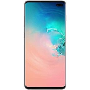 Samsung Galaxy S10+ Plus G975U ، 4G LTE ، إصدار الولايات المتحدة ، 128 جيجابايت ، 8 جيجابايت ، أبيض - غير مقفل