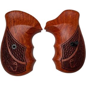 New! Grips Compatible with Taurrus Small Frame M85 605 850 851 905 941 .38 Special Combat Style #04 (Thai Handmade)