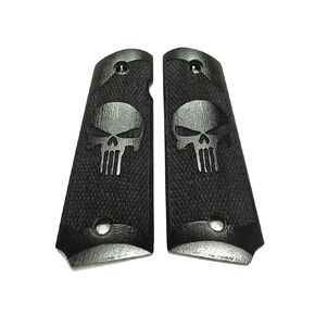 Ebony Punisher #2 Full Size 1911 Grips
