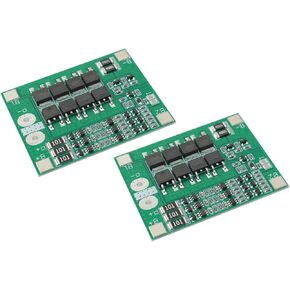 2pcs 12v 25a مع لوحة حماية بطارية Li-ion Li-ion 56x45x4.0mm لوحة حماية البخاخات شارع Solar Street Li-ion Li-ion PCB لوحة واقية