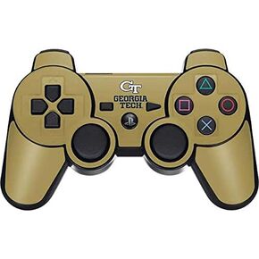 Skinit Decal Gaming Skin Compatible with PS3 Dual Shock Wireless Controller - Officially Licensed College Georgia Tech GT Design