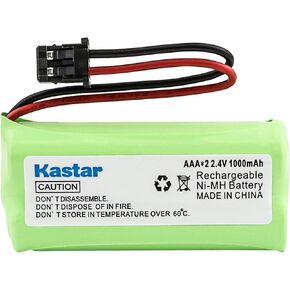 Kastar Cordless Phone Battery Replacement for Uniden BT-1008 43-269 BT-1008S BT-1016 DECT20602 DECT 2080 DECT 2060-2 DWX-207 DECT20854WX DECT21802 Dantona BATT-1008 Empire CPH-515B