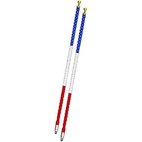 LOT OF 2 FIRESTIK II FS4-USA 4' 900W CB RADIO ANTENNA