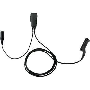 SHEEPDOG MICROPHONES 1-Wire Police Surveillance PTT Microphone, Compatible with Motorola APX6000 APX7000 APX8000 Series (3.5F+1WB-M12)