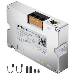 220W Dual POE Converter + Starlink Cable to RJ45 Adapter Kits for Starlink Gen 3/V4, 12V/24V High-Efficiency Power Delivery Solution, Reliable and Easy Installation