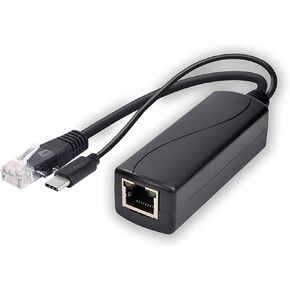 PoE Splitter 5V MicroUSB Power Over Ethernet 48V to 5V POE Splitter for Camera MicroUSB Type C DC5.5x2.1 DC3.5x1.35