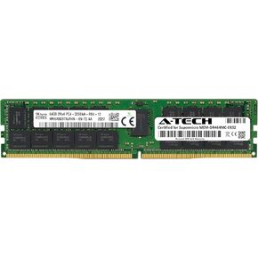 A-Tech 64GB RAM Replacement for Supermicro MEM-DR464MC-ER32 | DDR4 3200MHz PC4-25600 ECC RDIMM 2Rx4 1.2V 288-Pin Registered DIMM Memory Module HMAA8GR7AJR4N-XN