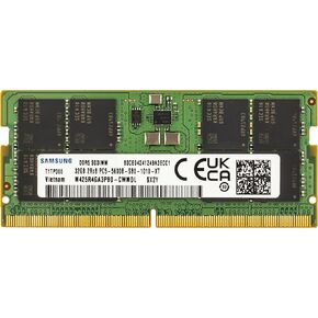 Samsung 32GB DDR5 5600MHz PC5-44800 CL46 SODIMM 2Rx8 Dual Rank 1.1V 262-Pin Laptop RAM Memory M425R4GA3PB0-CWM
