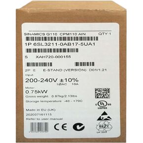 Cungsu Experted 6SL3211-0AB17-5UA1 جديد في صندوق جديد ومختوم في المربع 10AB175UA1 1 سنة ضمان
