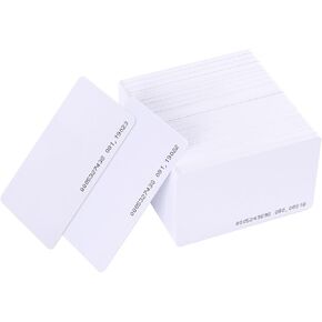 100 PCS RFID ID Cards Token Tag Key Card for Entry Access Control for Door Access Control Contactless 125kHz 0.8mm Thick Read Only (100 PCS RFID ID Cards)