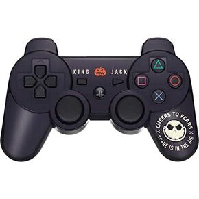 Skinit Skinit Gaming Gaming Skin متوافق مع جهاز التحكم اللاسلكي Dual Frack PS3 - هتافات ديزني المرخصة رسميًا لمخاوف تصميم