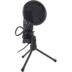 PC Microphone, USB Wired RGB Lighting Gaming Microphone for Studio
