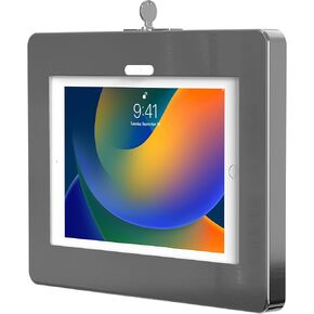 Stainless Steel iPad Wall Mount - CTA Anti-Theft Tablet Enclosure for iPad 10.9" 10th Gen - A16 - Air 11 - Pro 11" - 7/8/9 Gen - 10th Gen 10.2" - Pro 11" - Air 4 - Galaxy Tabs - (PAD-SSPARAW)