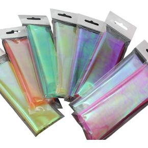 5pcs Fishing Accessories Colorful Fly Tying Film Nymph Lures Bait Sabiki Rig Making 20x15cm Thick Shrimp Flash Back Streamer Fly