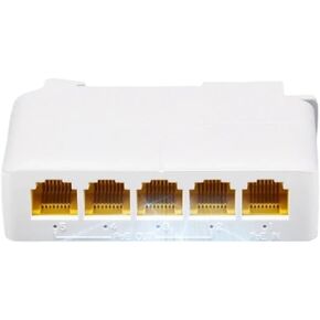 5-Port Gigabit POE Extender 4-Port PoE Repeater 100/1000Mbps DIN Rail Network VLAN