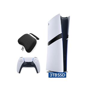Sony PlayStation 5 Pro تم ترقيتها من 3TB Digital Edition Console و Controller and Controller Case - White ، Propship Pros PS5 3TB PCIe SSD Gaming Console [لعبة فيديو] [لعبة فيديو] [لعبة فيديو] [لعبة فيديو] [لعبة فيديو] [لعبة الفيديو] [لعبة الفيديو] [لعبة 