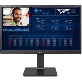 LG 24CN650N-6N 24" FHD IPS TAA All-in-One Thin Client with Quad-core Processor, Built-in FHD Webcam & Speaker (Renewed)