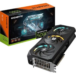 Gigabyte GeForce RTX 5090 Gaming OC 32G Graphics Card - 32GB GDDR7, 512bit, PCI-E 5.0, 2550MHz Core Clock, 3 x DP 2.1a, 1 x HDMI 2.1b, NVIDIA DLSS 4, GV-N5090GAMING OC-32GD