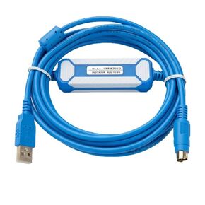 Chip USB-H2U for H0U H1U H2U Series PLC Programming Cable Isolated Data Download Line(Gold Plated)