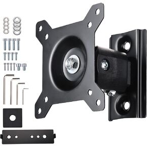 AW VESA Mount Computer Monitor for PC Mobile Cart Adjustable Fits 10"-32" Screen 22 Lbs Capacity