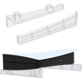PS5 Console Stand - Horizontal Holder - Compatible with PS5 Digital & Disc - Space-Saving & Easy to Install - Lightweight & Sturdy ABS Material