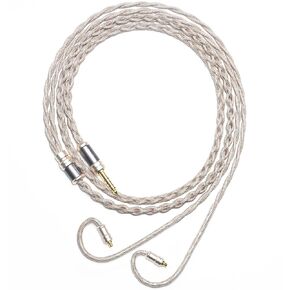 6N Single Crystal Copper IEM Cable for Sennheiser IE900 IE600 IE300 IE200 4.4mm Balanced Hi-Fi Earphone Audio Upgrade Cable (4.4mm Plug)