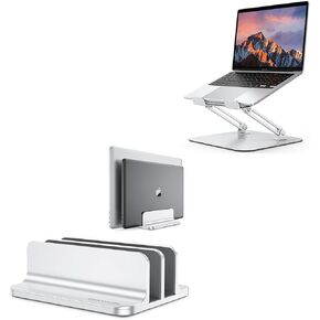 OMOTON Vertical Laptop Stand and Laptop Stand for Desk