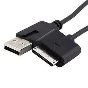 1M 3ft 2 in 1 USB Data Charge Cable for PSP GO USB Charger Cable Data Transfer Charging Cord Line PSPGO Black