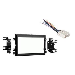 Ammonony Audio متوافق مع Ford Freestar 2004 2005 2006 2007 Double Din Stereo Harness Radio Radio Package Dash Kit Package