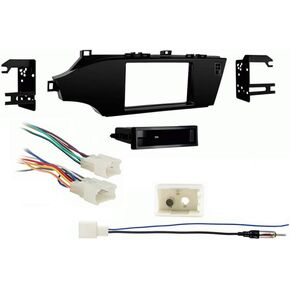 Harmony Audio HA-40LX11 Compatible with Toyota Avalon 2013-2018 Factory Stereo to Aftermarket Radio Antenna Adapter, MET14-99-8244HG SDIN Radio Provisio Finish and HA-701761 Aftermarket Radio Harness