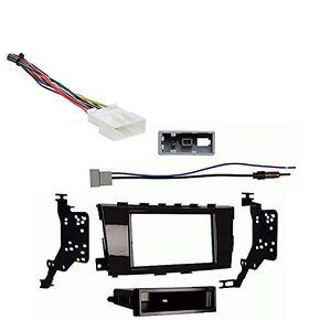 Ammarony Audio متوافق مع Nissan Altima Sedan 2013 2014 Single Din Stereo Harness Radio Kit Dash Kit