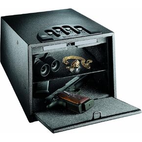 GunVault MultiVault - 2-Gun Quick Access Gun Safe for Pistols with Patented No-Eyes® Keypad