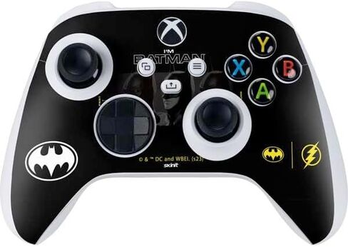 Skinit Decal Gaming Skin Compatible with Xbox Series S Controller - Officially Licensed DC Comics The Flash Movie: Batman Flash Future & Past Design in Saudi Arabia