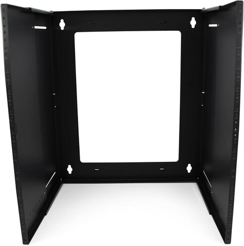8U Patch Panel Bracket Wall Mount Rack لـ 19 "معدات الشبكات ، والعمق القابل للتوسيع 9.5" إلى 15.5 "، و Rack Mount ، وسعة 60 رطلاً ، ومثالية للخوادم ، وأجهزة الصوت والأمان! in Kuwait