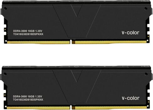 V-Color Skywalker Plus DDR4 64GB (32GBx2) 4266MHz (PC4-34100) CL19 Gaming Desktop Ram Memory Hynix IC Dual Rank 1.5V - Silver (TO432G42D819CSPSXK) in Saudi Arabia