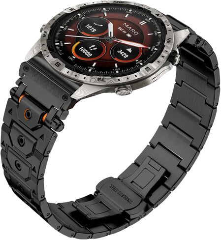نطاقات فولاذية من Titan Titan 22 مم متوافقة مع Fenix ​​8 47mm/7/6/5 النطاق ، المعدن الميكانيكي السريع السريع مع مشبك قابلة للطي لـ Epix Gen 2 47mm/Forerunner 745/935/945/955/965/45mm غريزة 3/2/MARQ ، الرجال ، الرجال in Kuwait
