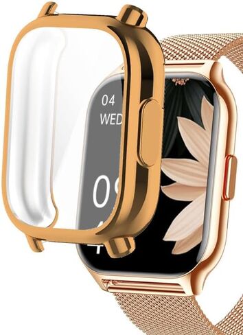 Watch Cases Compatible with Popglory Kimeag ZOSKVEE P95 2.01" Smart Watch, TPU Case with Screen Protector, Protecting Watch Body & Screen in Saudi Arabia