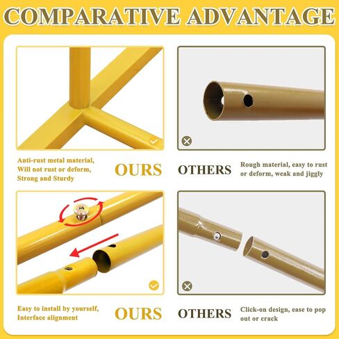 FOTSHARER 6FT 7.2FT Gold Wedding Arch Stand Birthday Arch Backdrop Stands Set of 2 Outdoor Balloon Arched Stand Metal Backdrop Stand Arch for Garden Arbor Baby Bridal Shower Photo Booth Decorations in Kuwait