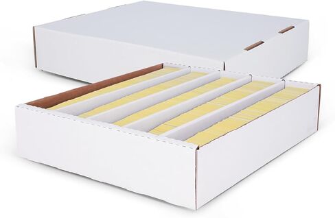 BCW 5000 Count Card Storage Box with Full Lid - 5 Pack in Saudi Arabia