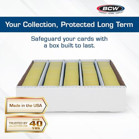 BCW 5000 Count Card Storage Box with Full Lid - 5 Pack in Saudi Arabia