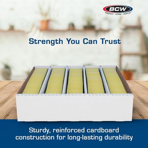 BCW 5000 Count Card Storage Box with Full Lid - 5 Pack in Saudi Arabia