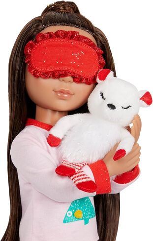 Glitter Girls - Ladybug Shimmer Pajama Top & Pant Regular Outfit - 14-inch Doll Clothes & Accessories Toys, 36 months to 144 months in Kuwait